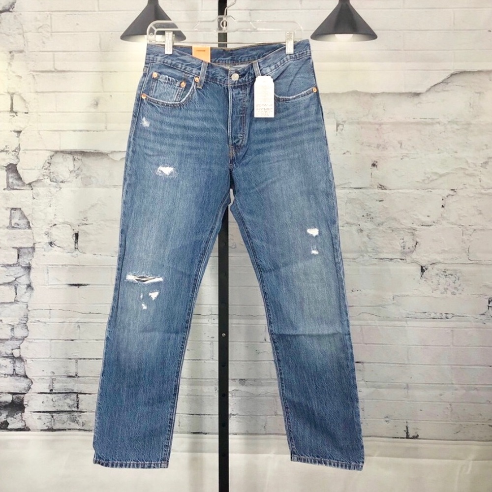 Levi’s 501’s Stitches Cropped Jeans Price Firm - Picture 8 of 8